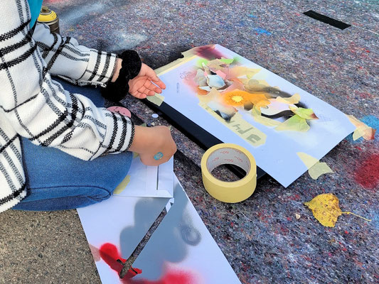 PAT23 & Fraencisart - Graffiti Workshop Leipzig Wahren - Kultur Kollaborateure 2023