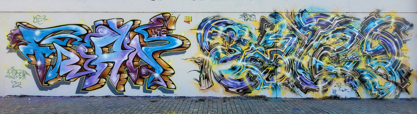 PAT23 & FRAEN LFE-Team - Graffiti Kunst Leipzig 2022