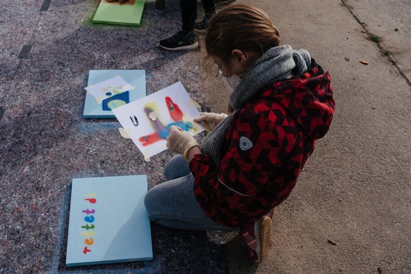 PAT23 & Fraencisart - Graffiti Projekt Leipzig - Kultur Kollaborateure 2021 - Foto: Tabea Hörnlein