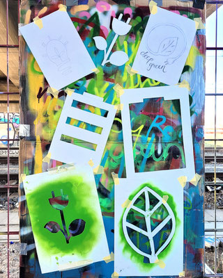 E.ON.-Firmenabteilung Teamevent Graffiti Workshop Leipzig - PAT23 