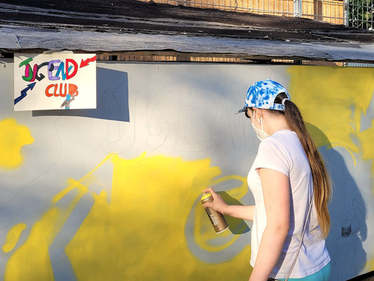 PAT23 - Graffiti Workshop bei Leipzig - Jugendclub Markranstädt 