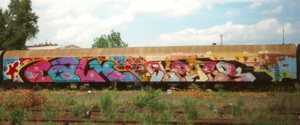 Calk & PAT23 "Slayer" - Team Graffiti Kunst Leipzig 1998