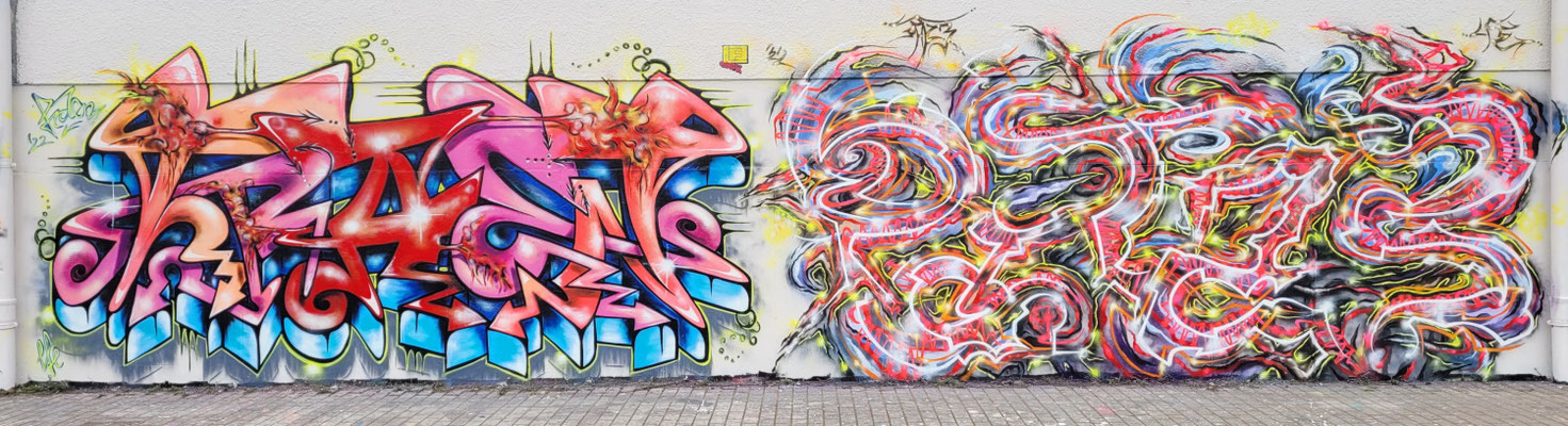 PAT23 & FRAEN LFE-Team - Graffiti Kunst Leipzig 2022