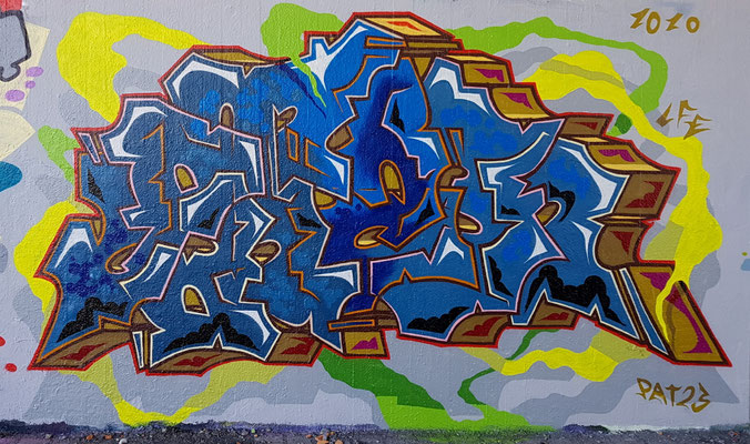 PAT23 Piece - Graffiti Kunst Leipzig 2020