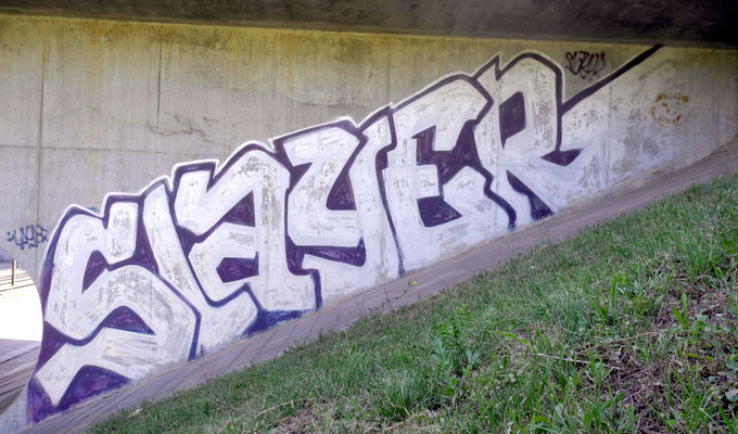 PAT23 "Slayer" - Streetbombing Graffiti Kunst Leipzig 90er