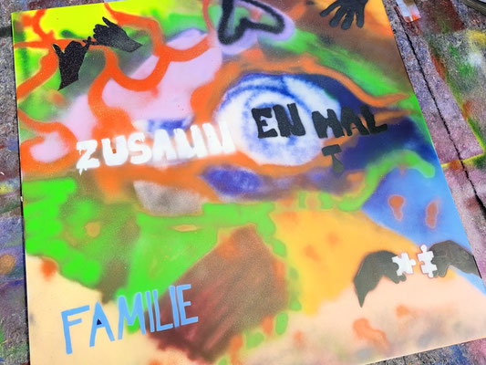 PAT23 Graffiti Projekt Vielfalt Berufsschule Böhlen Nähe Leipzig