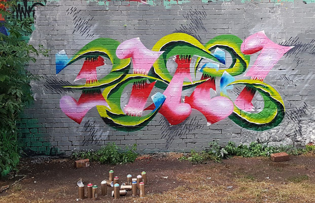 PAT23 Live Piece beim Urban Up | Graffiti Event Leipzig 2019
