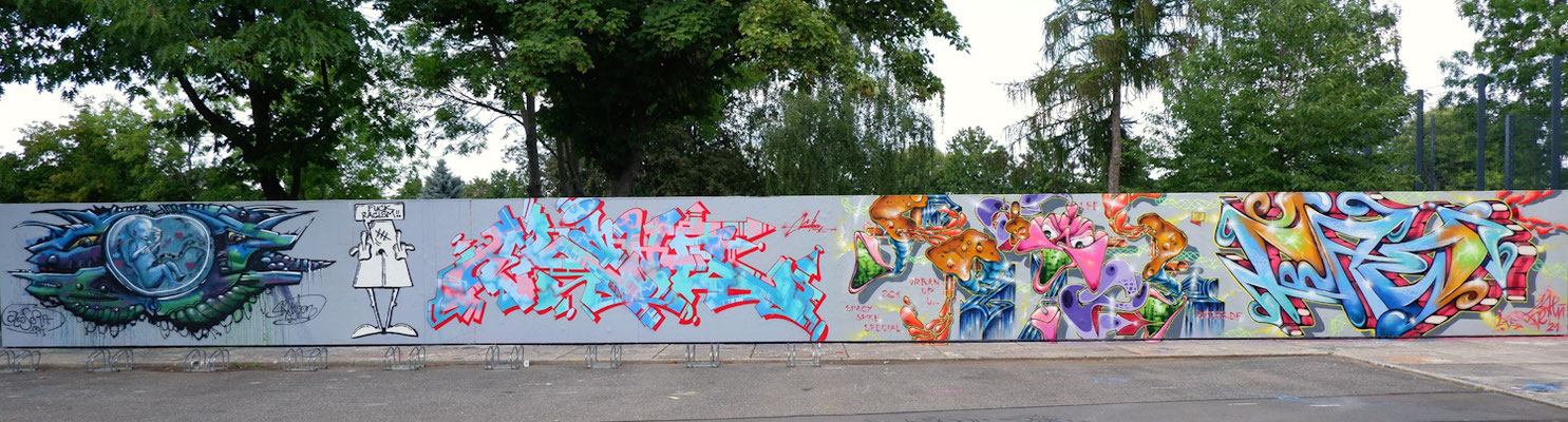 PAT23 & Fraen - Team LFE Leipzig in Dresden | Graffiti Event 2021