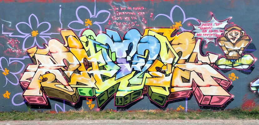 PAT23 Piece - Graffiti Kunst - Leipzig 2025