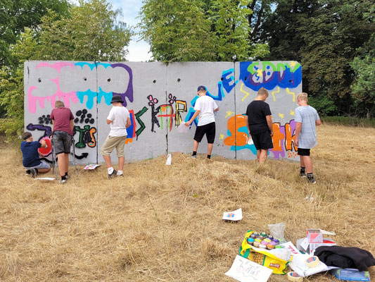 PAT23 - Graffiti Workshop Nähe Leipzig - Kindergeburtstag 