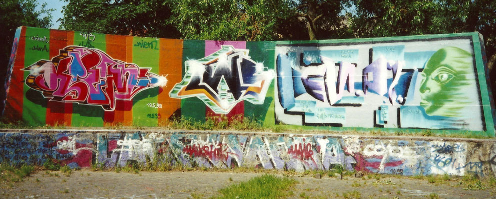 PAT23 "Kiem" LWB & Enno - Team Graffiti Kunst Leipzig 1999