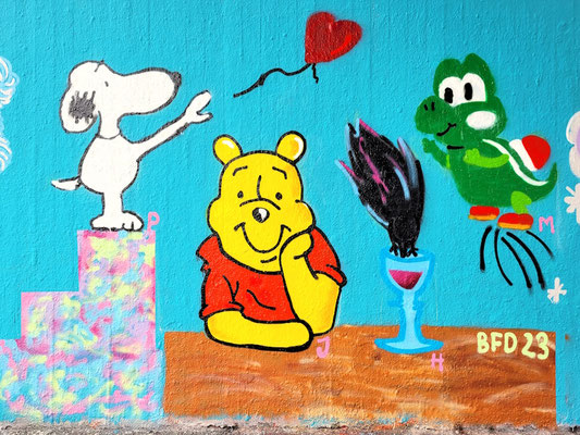 PAT23 Graffiti Projekt Leipzig für Freiwilligendienst Diakonisches Werk RWL