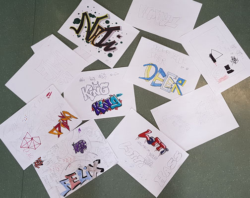 Graffiti Workshop Leipzig Schule