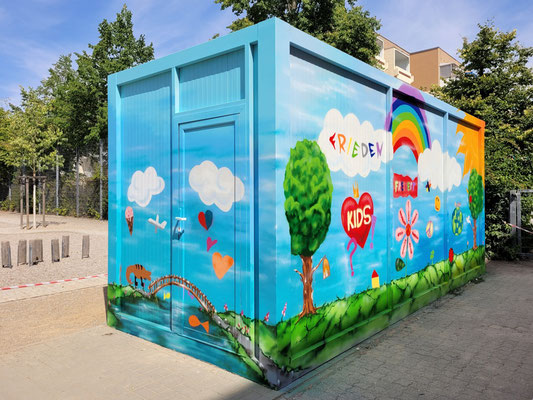 PAT23 - Graffiti Projekt Brüder-Grimm-Schule Leipzig Paunsdorf - 2022