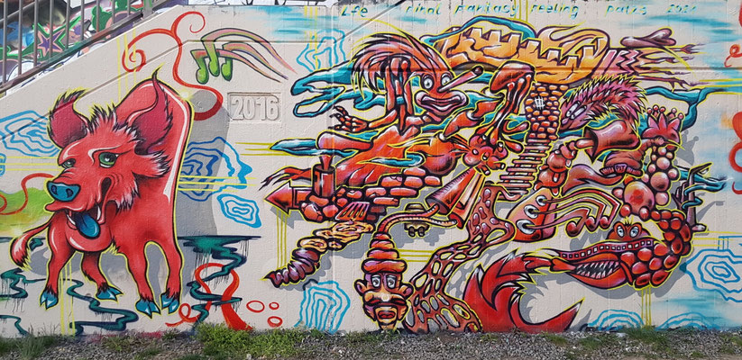 PAT23 & FRAEN LFE-Team - Graffiti Kunst Leipzig 2021
