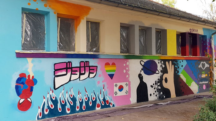 Graffiti Workshop Leipzig Schule