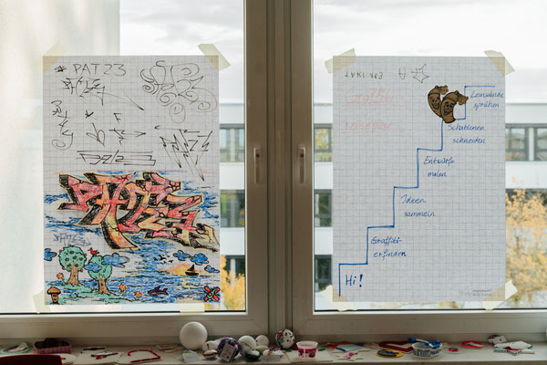 PAT23 & Fraencisart - Graffiti Projekt Leipzig - Kultur Kollaborateure 2021 - Foto: Tabea Hörnlein