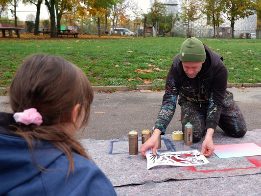 Graffiti Workshop Leipzig Grundschule