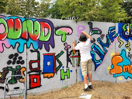 PAT23 - Graffiti Workshop Nähe Leipzig - Kindergeburtstag 