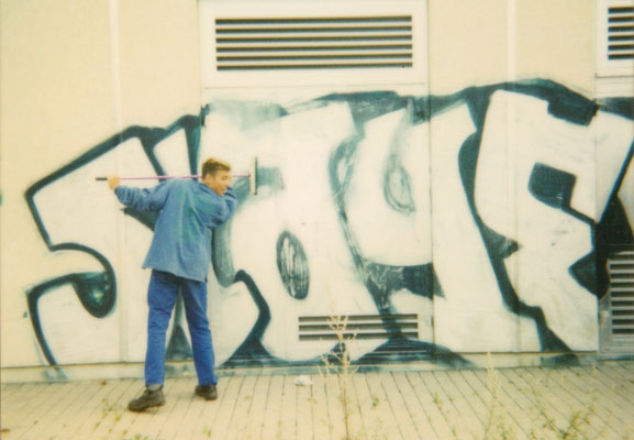 PAT23 "Slayer" Buffing - Streetbombing Graffiti Kunst Leipzig 90er