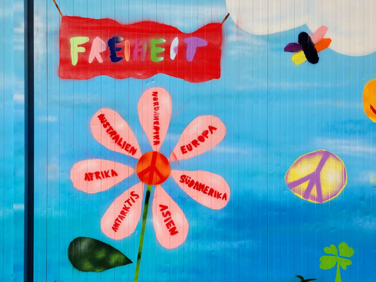 PAT23 - Graffiti Projekt Brüder-Grimm-Schule Leipzig Paunsdorf - 2022