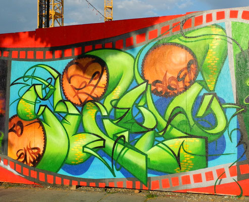 PAT23 "Slaya" Piece - Graffiti Kunst Leipzig 2014
