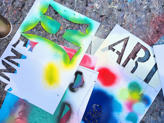 PAT23 Graffiti Projekt Schulhofgestaltung Großdeuben bei Leipzig 