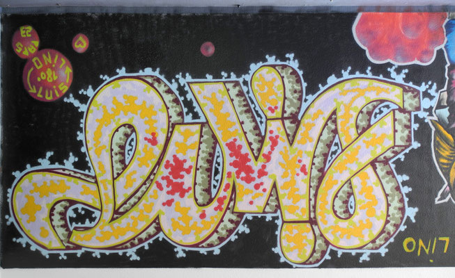 PAT23 "Luis" - 180°Rotation (Ambigramm) Graffiti Kunst Leipzig