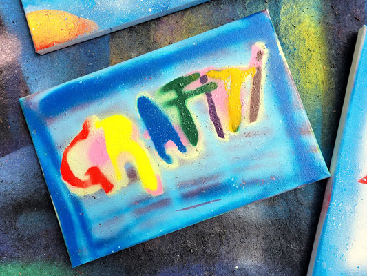PAT23 Leinwand Graffiti Projekt Grundschule Markkleeberg bei Leipzig 2023