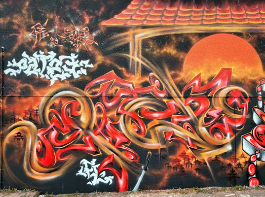 PAT23 Piece - Graffiti Kunst - Leipzig 2022