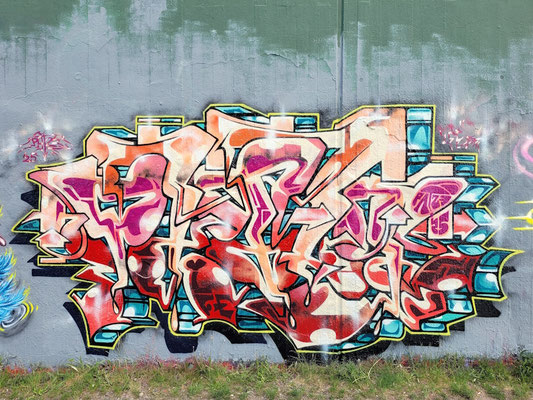 PAT23 Piece - Graffiti Kunst - Leipzig 2025