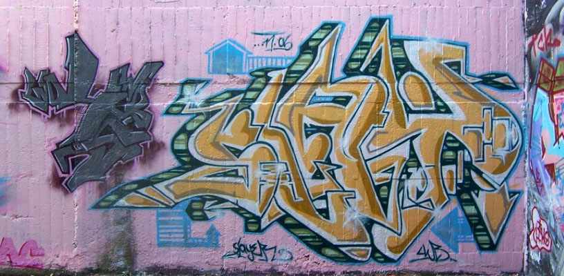 PAT23 "Slay" Piece - Graffiti Kunst Leipzig 2006