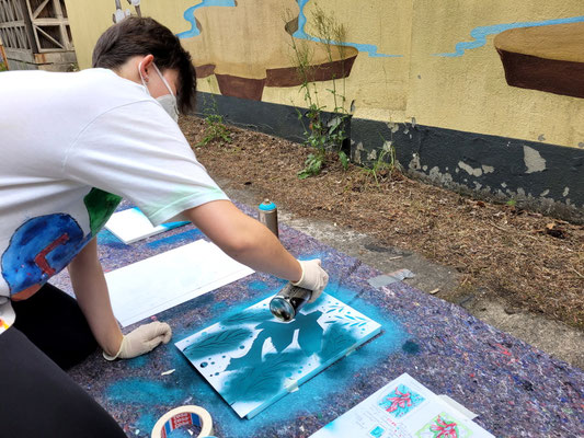 Graffiti Workshop Leipzig Freiwilligendienst