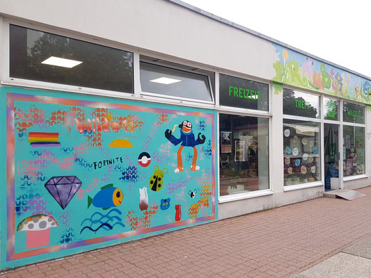 2021 - PAT23 Graffiti Projekt Leipzig Grünau - Freizeittreff Wilde 11