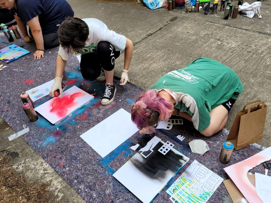 Graffiti Workshop Leipzig Freiwilligendienst