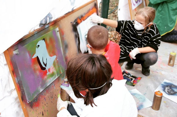 Graffiti Workshop Leipzig Grundschule