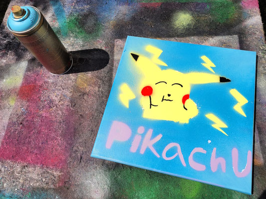 PAT23 Leinwand Graffiti Projekt 20. Oberschule Leipzig Schönefeld 2023