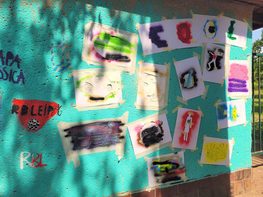 PAT23 Graffiti Projekt Ernst-Zinna-Schule Förderzentrum Leipzig Dölitz 2023