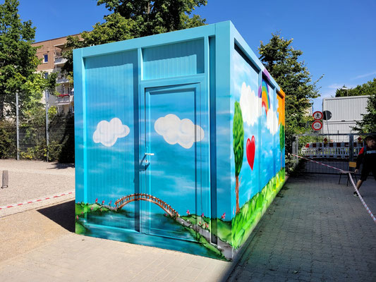PAT23 - Graffiti Projekt Brüder-Grimm-Schule Leipzig Paunsdorf - 2022