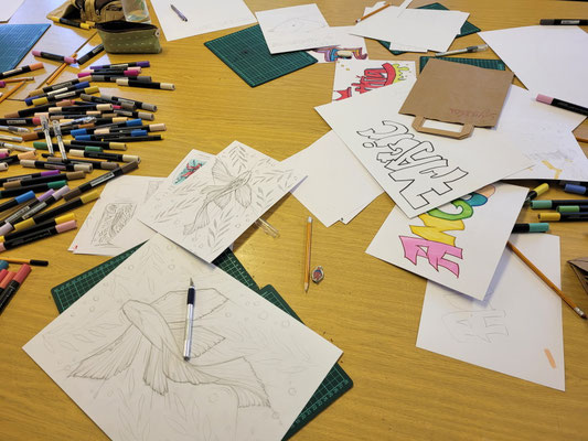 Graffiti Workshop Leipzig Freiwilligendienst