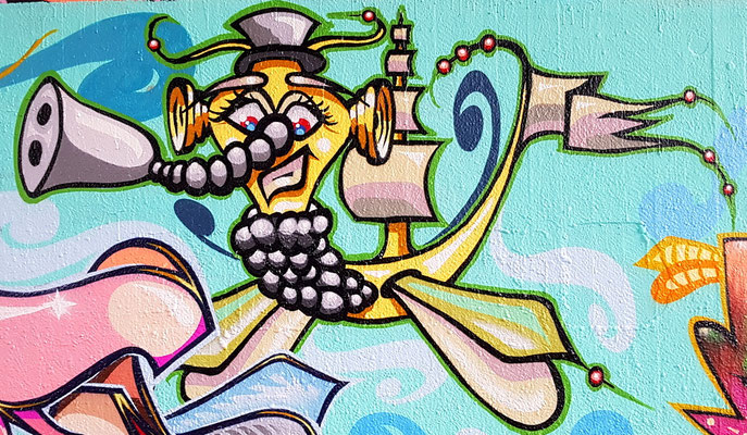 PAT23 - Graffiti Character Fantasiewesen - Leipzig 2020