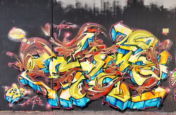 PAT23 Piece - Graffiti Kunst - Leipzig 2024