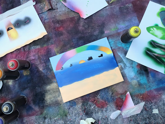 PAT23 Kindergeburtstag Graffiti Projekt in Leipzig 2023
