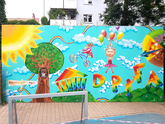 PAT23 - Graffiti Workshop Leipzig - DPFA Regenbogen-Grundschule