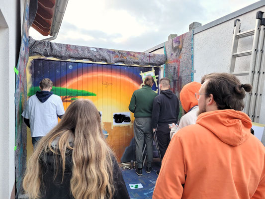 PAT23 - Kleines Garagen-Graffiti Projekt zum 18. Geburtstag Leipzig 2023