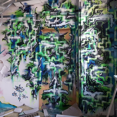 PAT23 Piece - Graffiti Kunst Leipzig 2022