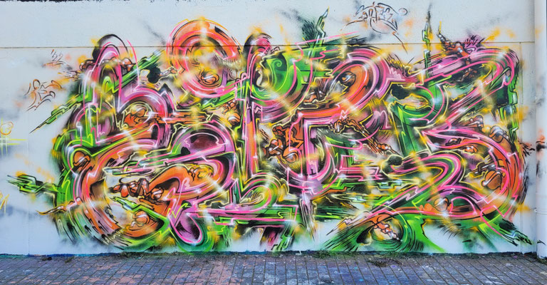 PAT23 - Graffiti Piece - Wall of Fame Leipzig - 2022