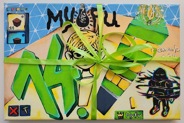PAT23 Geschenk Leinwand - Graffiti Kunst Leipzig