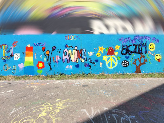 PAT23 Graffiti Projekt Leipzig - Zum 11. Geburtstag von Anika
