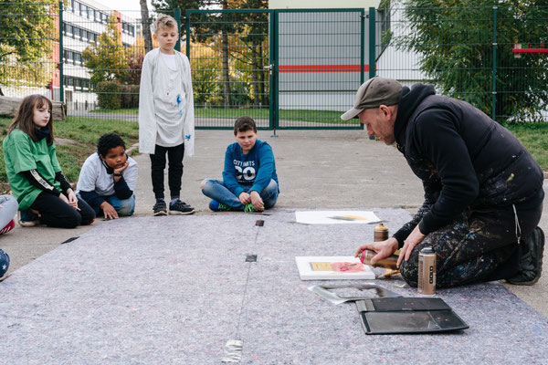 PAT23 & Fraencisart - Graffiti Projekt Leipzig - Kultur Kollaborateure 2021 - Foto: Tabea Hörnlein